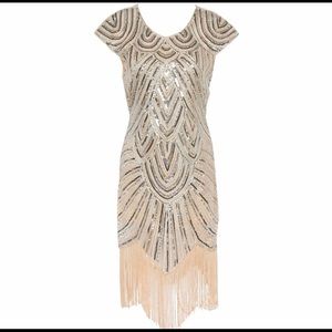 20’s Style Sequin and Fringe Dress